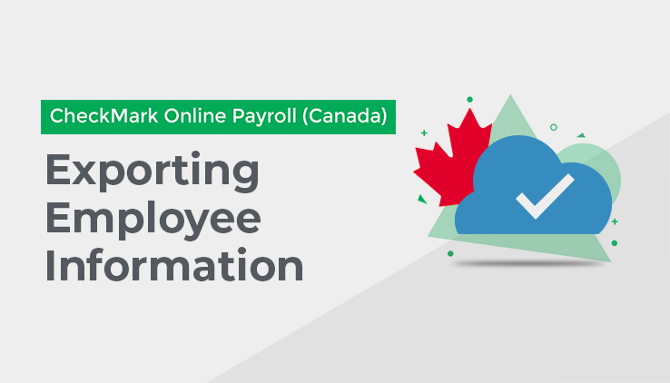 Exporting employee information