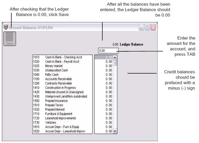 Account Balances in the Command Center