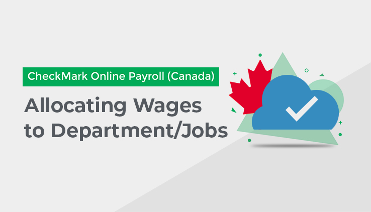 Allocating Wages to Department and Jobs