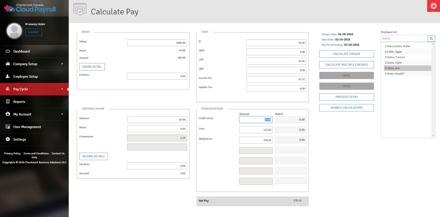 calculate pay accrued