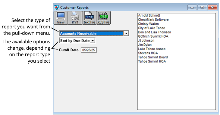 customer reports