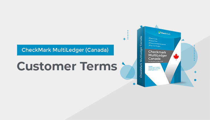 Customer Terms in CheckMark MultiLedger