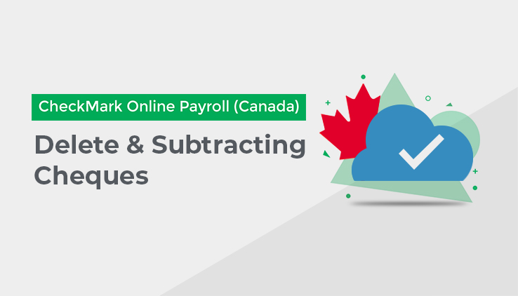 Delete and Subtracting Cheques