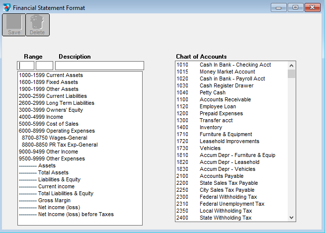financial statements