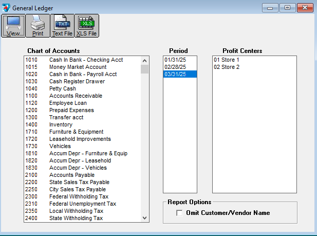 general ledger