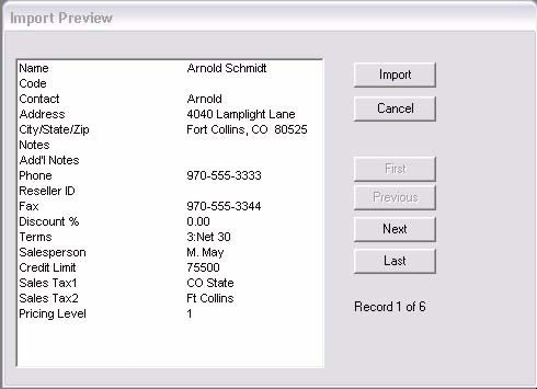 import preview window