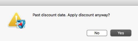 payable discount date alert