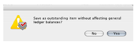 save outstanding invoice