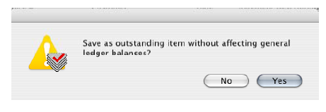 save outstanding payable