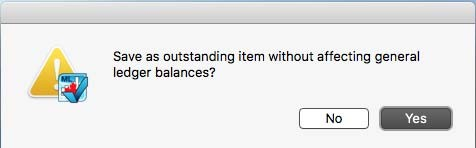 save outstanding receivable