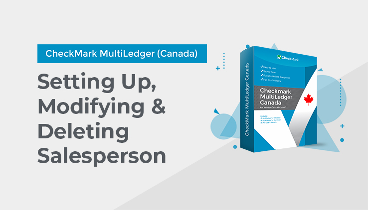 setting up salesperson