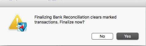 finalizing reconciliations alert