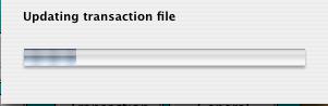 updating transaction file